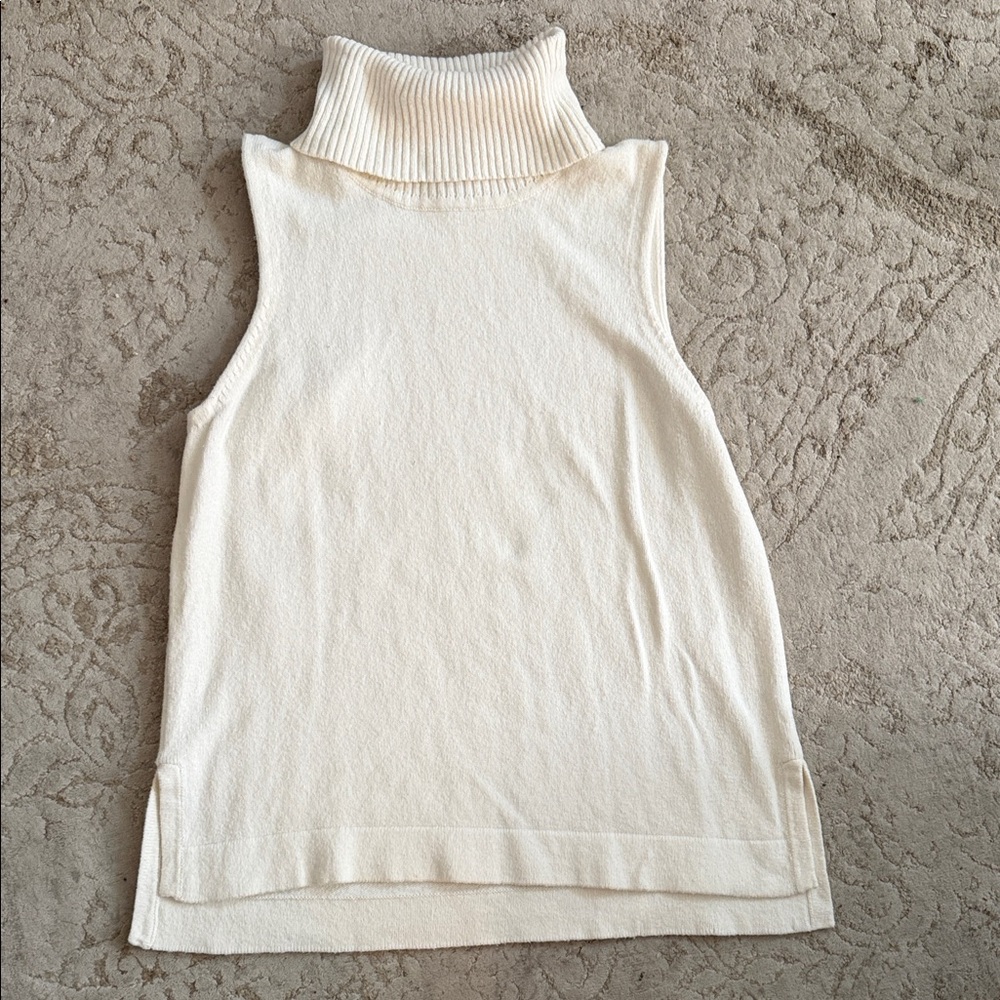 J. Crew Cream Knit Turtleneck